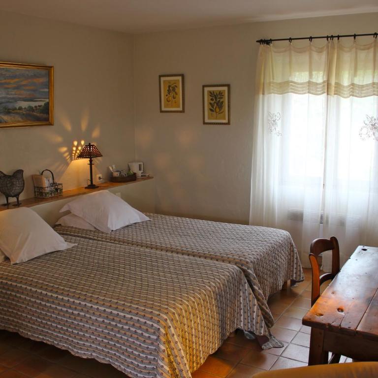 B&B La Badelle - Chambre Lits Jumeaux avec Salle de Bains Privative - 2