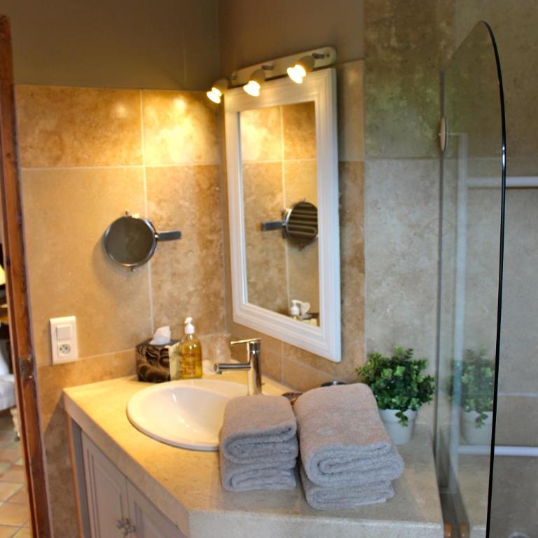 B&B La Badelle - Chambre Double avec Salle de Bains Privative - 5