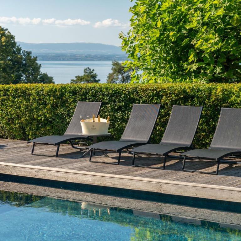 Villa heart of Evian swimming pool - Villa - 6