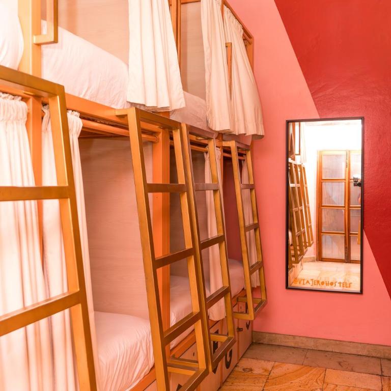 Viajero Oaxaca Hostel - Single Bed in 10-Bed Dormitory Room with AC - 2