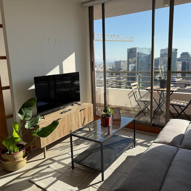 Las Condes Skyline Steps from Parque Arauco - Apartamento de 1 dormitorio - 7