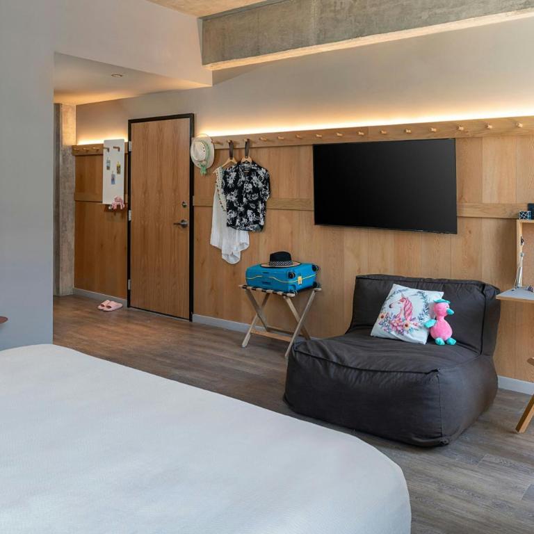 Moxy Tulum - Habitación - cama extragrande - Adaptada para personas con movilidad reducida - 1