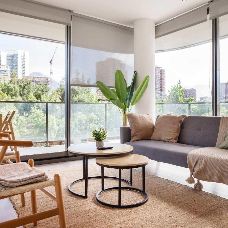 Las Condes Luxe Park & Mall Family Getaway - Apartamento - 4