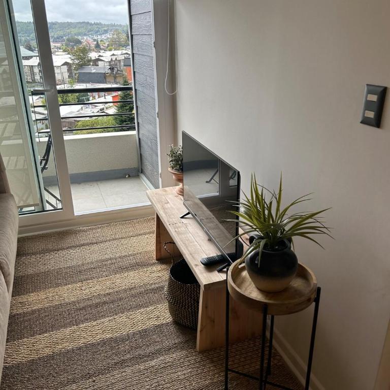 Departamento en condominio Villarrica vista a volcán y lago - Apartamento de 3 dormitorios - 1