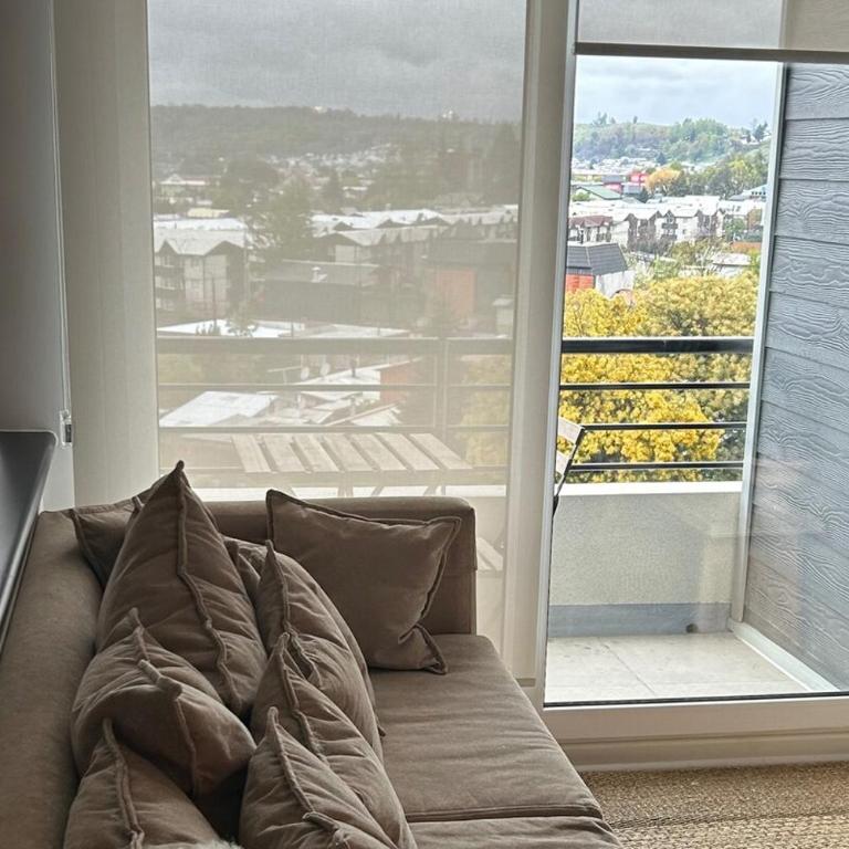 Departamento en condominio Villarrica vista a volcán y lago - Apartamento de 3 dormitorios - 4