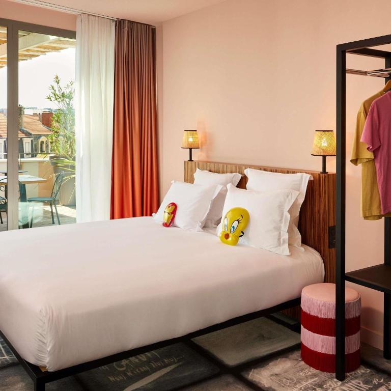 Mama Shelter Lyon - Chambre Double XXL Mama avec Terrasse - 1