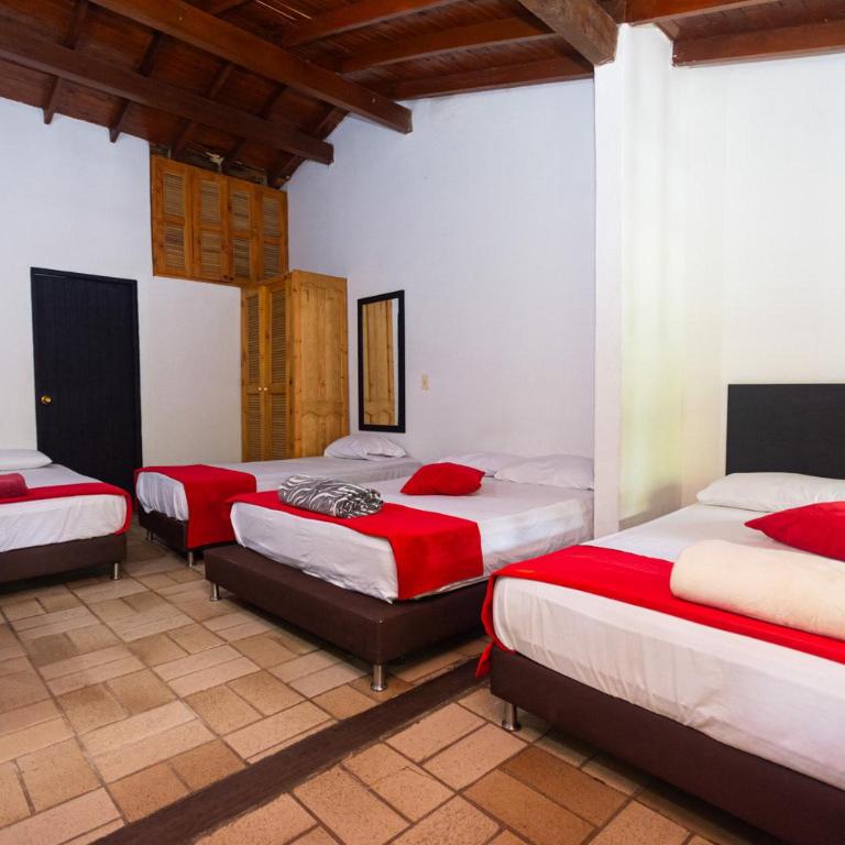 Finca Hotel Santo Tomas El Oasis - Habitación Cuádruple con baño privado - 3