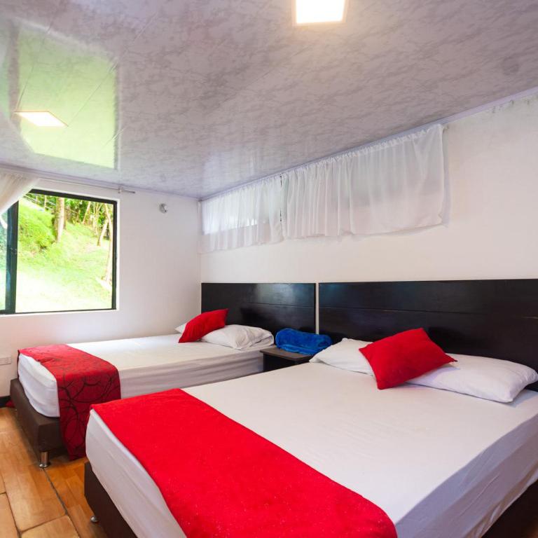 Finca Hotel Santo Tomas El Oasis - Habitación Doble - 2 camas - 1