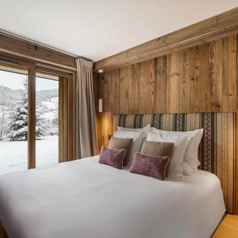 Luxury Chalet Black Mountain - 4BR, Sleeps 10, Fireplace, Mountain Views & Garden - Megève - Chalet - 16