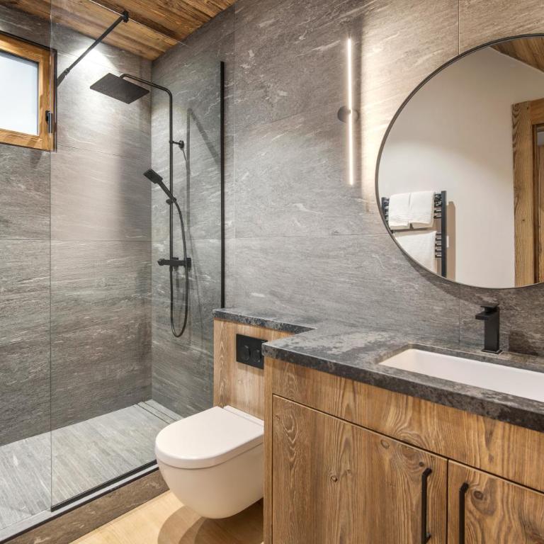 Luxury Chalet Black Mountain - 4BR, Sleeps 10, Fireplace, Mountain Views & Garden - Megève - Chalet - 26