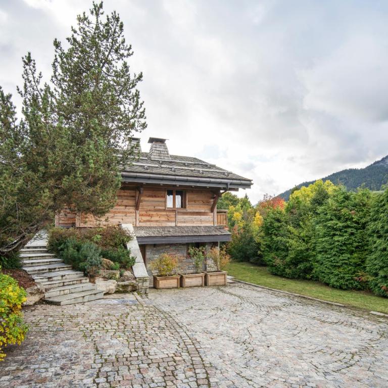 Luxury Chalet Black Mountain - 4BR, Sleeps 10, Fireplace, Mountain Views & Garden - Megève - Chalet - 36