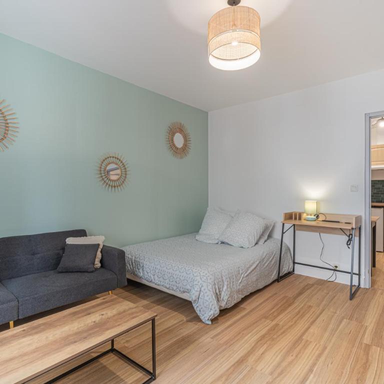 Le Nid Emeraude - Welc'Home - Proche gare et centre-ville, WIFI, calme et confort - Appartement 1 Chambre - 3