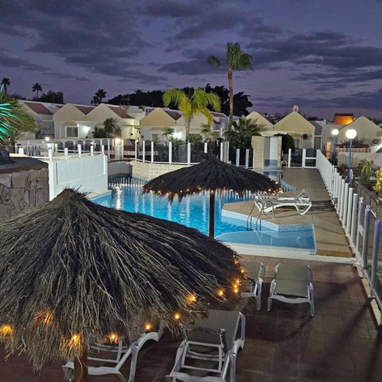 Atlantic Villa Erica - The Palms - 4 Pools & Garden - Golf del Sur - Apartamento Deluxe de 2 dormitorios - 18