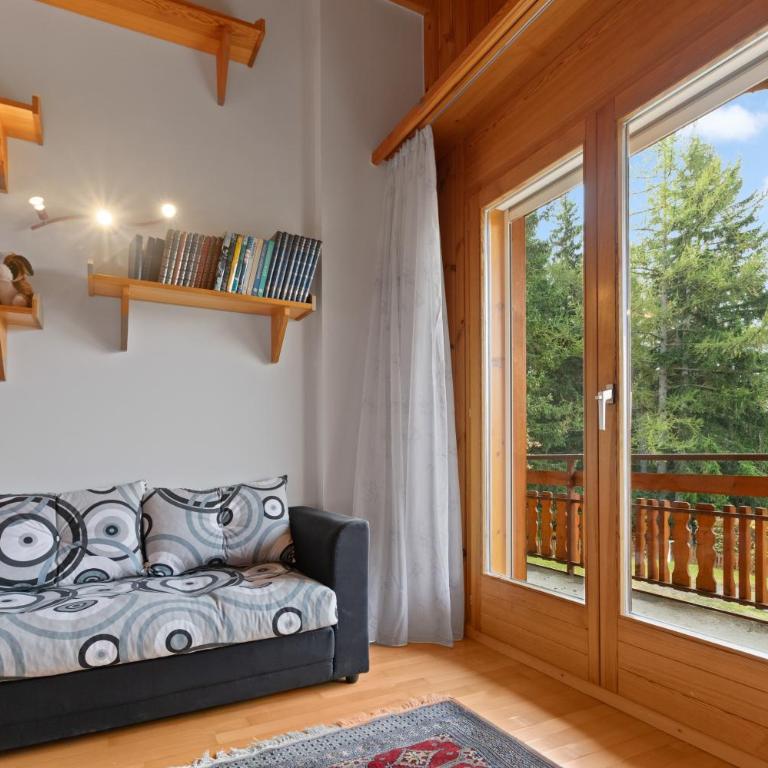 Maison Crans-Montana, 7 pers - 7 lits, Jardin & Carnotzet - Haus mit 4 Schlafzimmern - 55