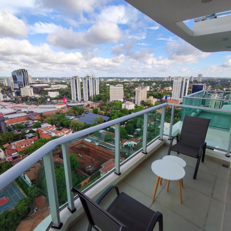 Luxury 2 Bedroom "Wake Up in the Sky" Best Views & Location in Asuncion - Two-Bedroom Apartment - 4