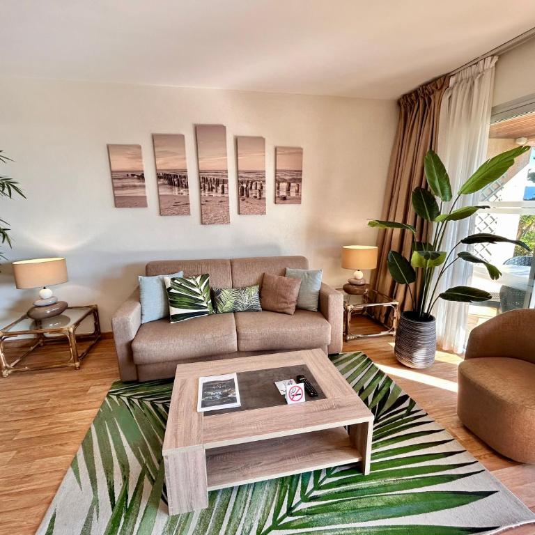 Hôtel La Pinède - Appartement 1 Chambre Confort avec Terrasse - Vue sur Jardin - 18