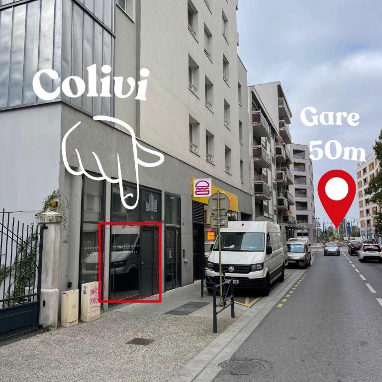 Colivi Studio Cosy 50m Gare Annemasse - Studio - 9