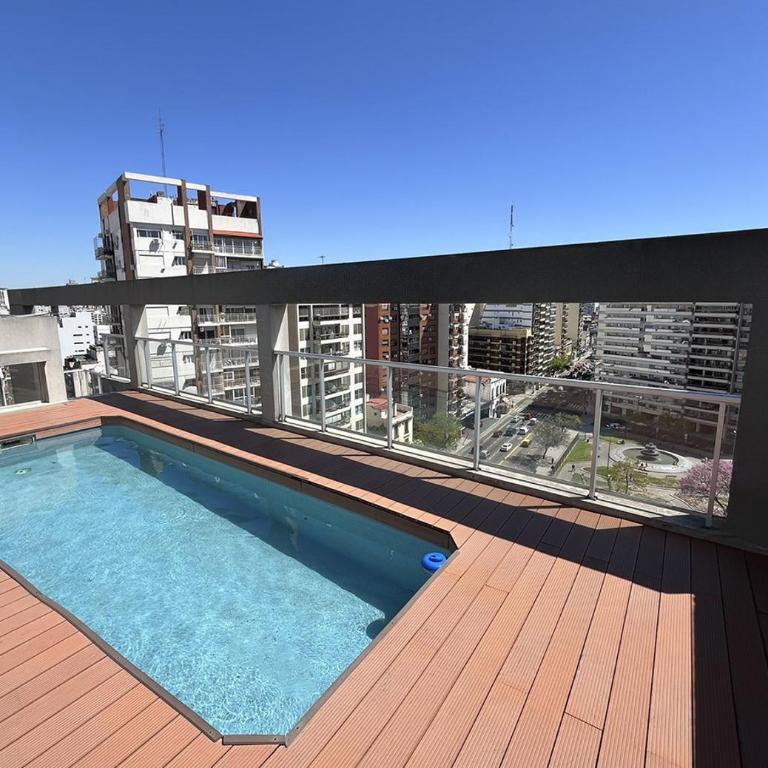 RentUp - Luminoso monoambiente con piscina y balcon zona sanatorios - Estudio con balcón - 2