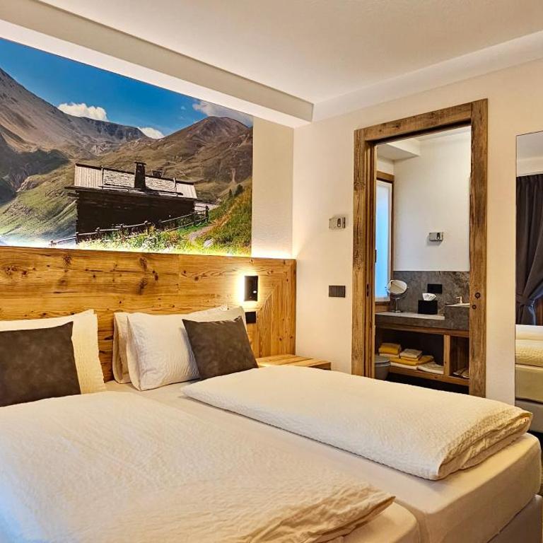 Albergo Alpenrose - Camera Deluxe Matrimoniale/Doppia con Letti Singoli - 12