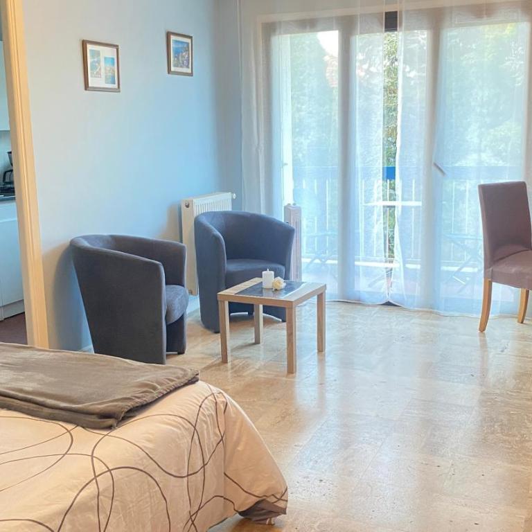 Studio proche de la mer avec parking Cagnes-sur-Mer - Apartment mit 1 Schlafzimmer - 9