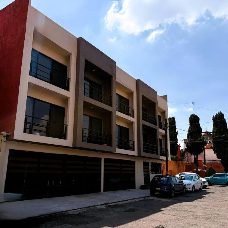 S02 MASTER SUITE Premium Suite Frente al TEC CEM Cocineta WiFi Balcón Parking Terraza - Apartment mit 1 Schlafzimmer - 28