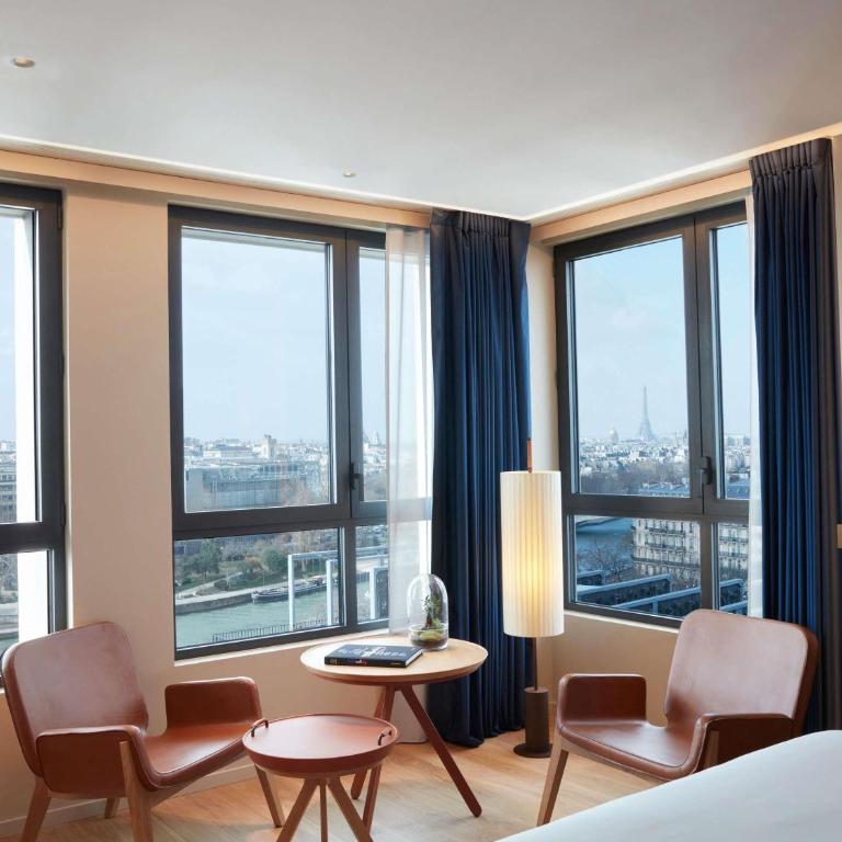 SO/ Paris Hotel - Studio Panorama Junior Suite – Blick auf die Seine und den Eiffelturm - 1