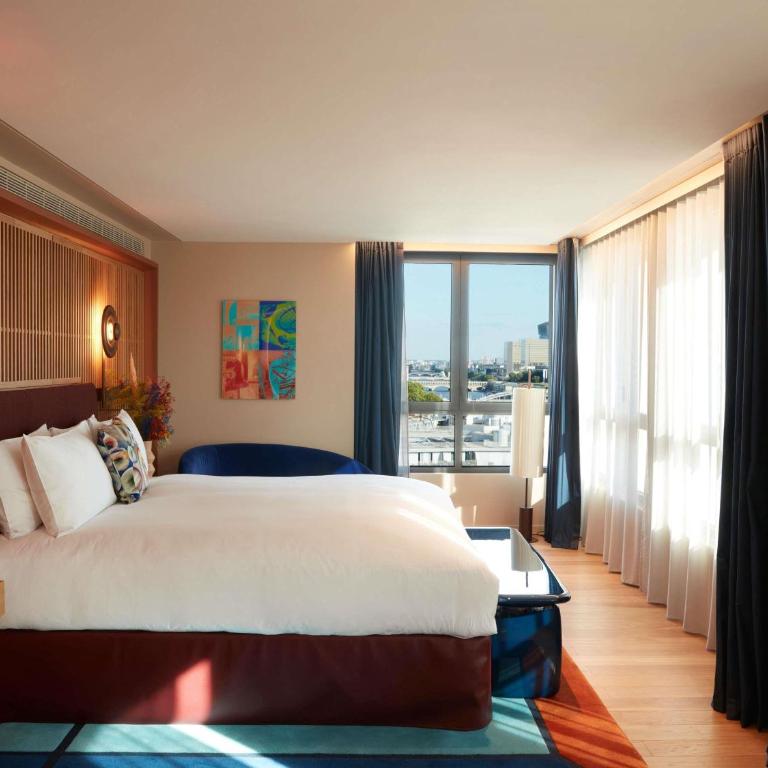 SO/ Paris Hotel - Ecksuite L'Atelier Seine – Blick auf die Seine und den Eiffelturm - 6