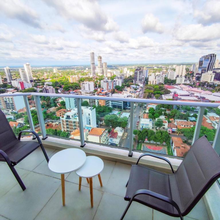 Luxury 2 Bedroom "Wake Up in the Sky" Best Views & Location in Asuncion - Two-Bedroom Apartment - 3