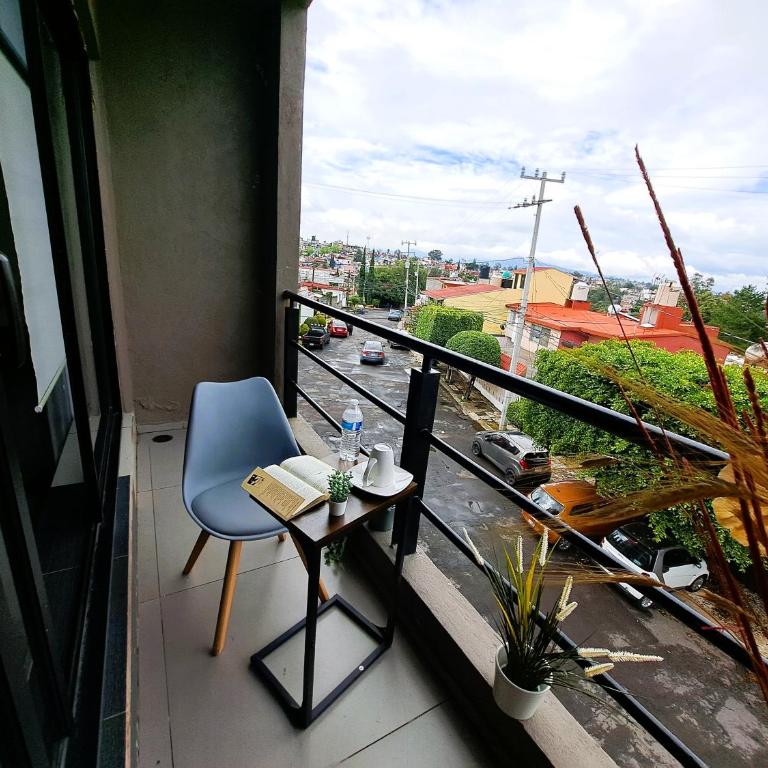 S10 KING Suite at TEC CEM Cocineta WiFi Balcón Parking Terraza - Apartamento de 1 dormitorio - 32