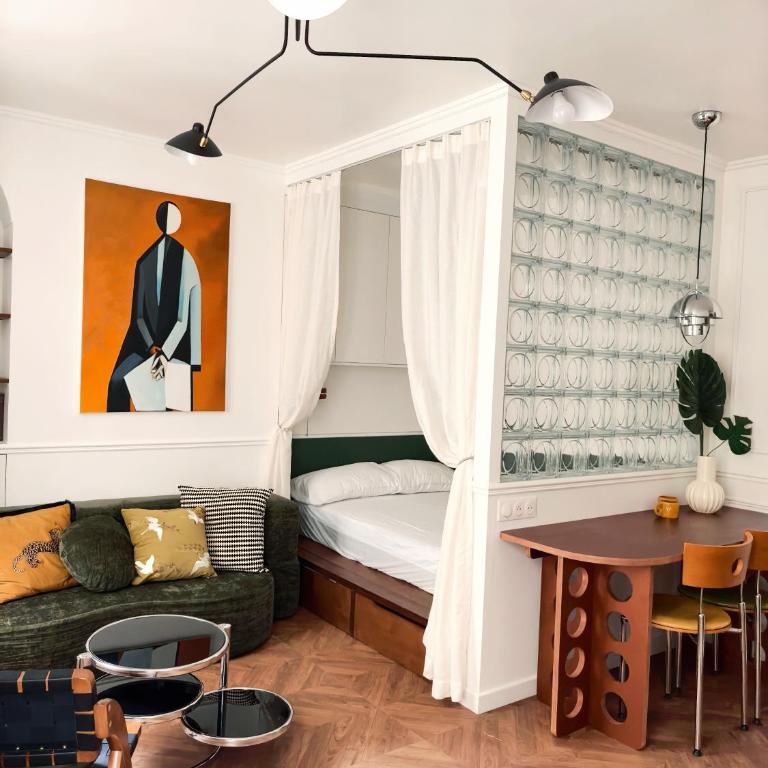 Eiffel Tower 6-Min Walk Charming Studio 3 sleeper - Appartement 1 Chambre - 30