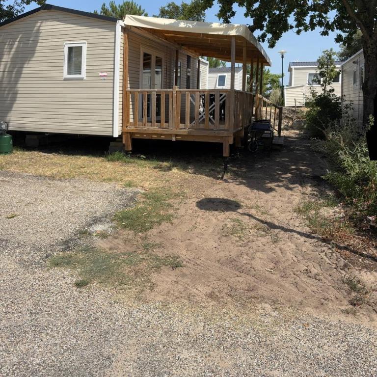 Mobil-home 2ch - Cap Ferret - Terrasse couverte - Chalet 2 Chambres - 3