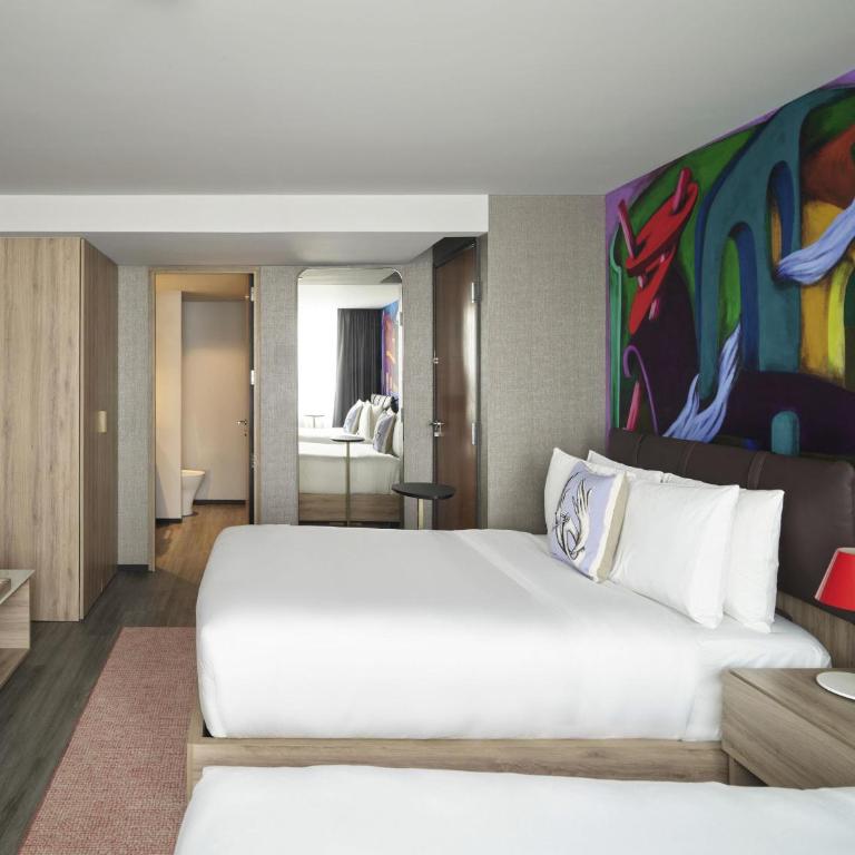 Mondrian Mexico City Condesa - Habitación Doble Estándar con 2 camas dobles - 4
