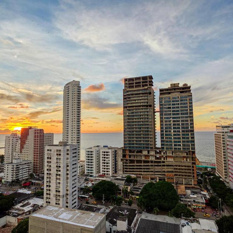 Great apartment in Bocagrande with sunset & beach view - Apartamento de 1 dormitorio - 88