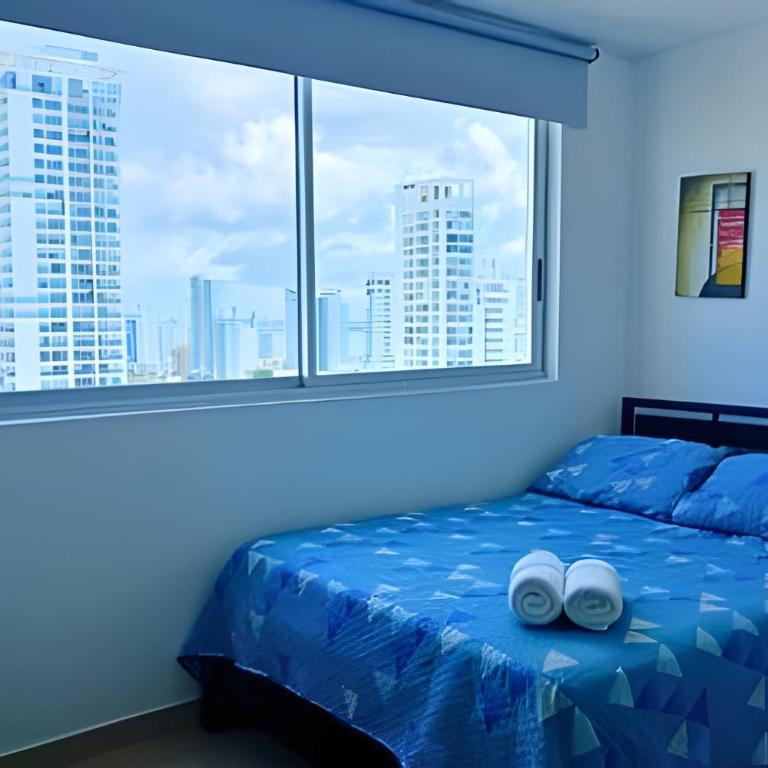 Increíble vista al mar en el corazón de Bocagrande - Two-Bedroom Apartment with Balcony and Sea View - 10