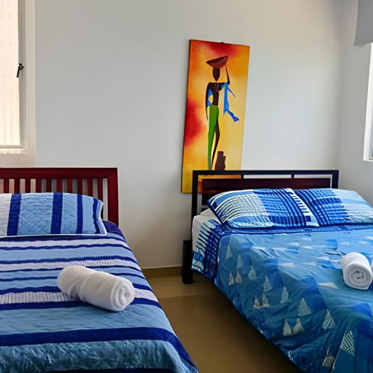 Increíble vista al mar en el corazón de Bocagrande - Two-Bedroom Apartment with Balcony and Sea View - 13