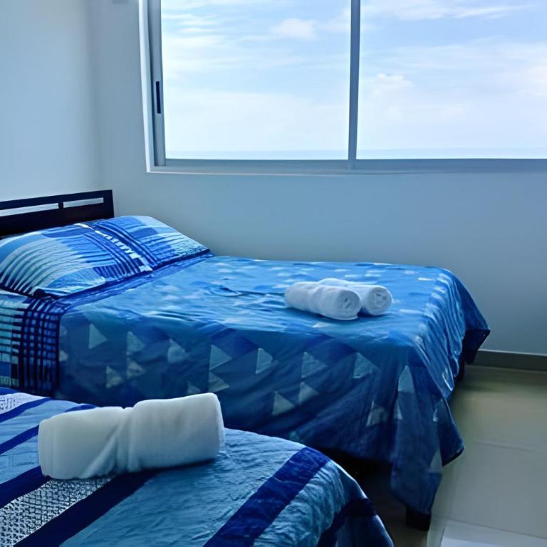 Increíble vista al mar en el corazón de Bocagrande - Two-Bedroom Apartment with Balcony and Sea View - 12