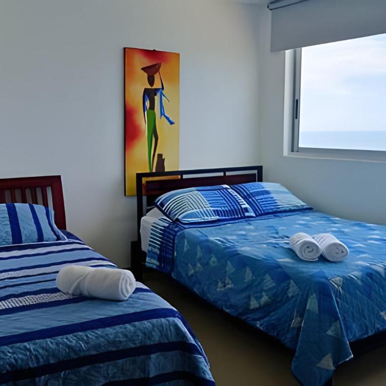 Increíble vista al mar en el corazón de Bocagrande - Two-Bedroom Apartment with Balcony and Sea View - 15