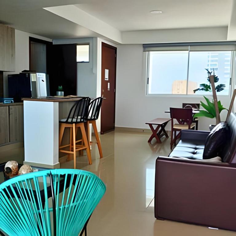 Increíble vista al mar en el corazón de Bocagrande - Two-Bedroom Apartment with Balcony and Sea View - 40