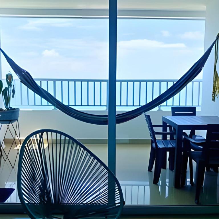 Increíble vista al mar en el corazón de Bocagrande - Two-Bedroom Apartment with Balcony and Sea View - 41