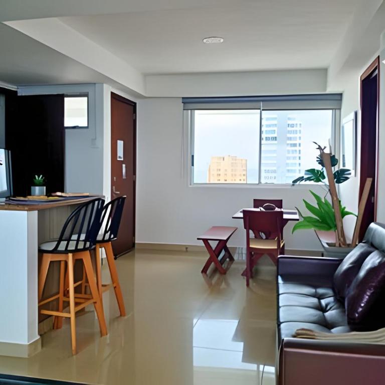 Increíble vista al mar en el corazón de Bocagrande - Two-Bedroom Apartment with Balcony and Sea View - 43