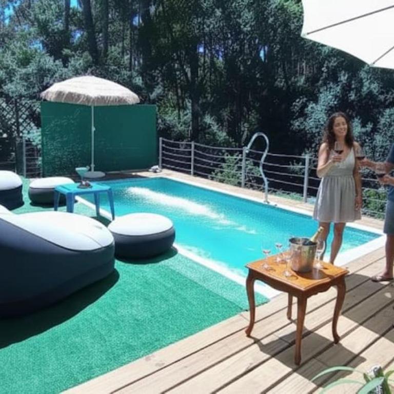 Piscina-Jacuzzi Parrilla Playa Casa 3 Dormitorios - Three-Bedroom House - 8
