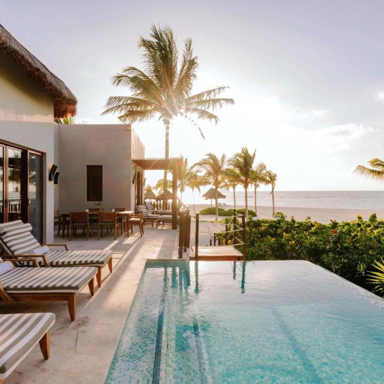 Fairmont Mayakoba - Camaleon Presidential King Suite with Two Queen Beds and Infinity Pool - On the Beach - 6