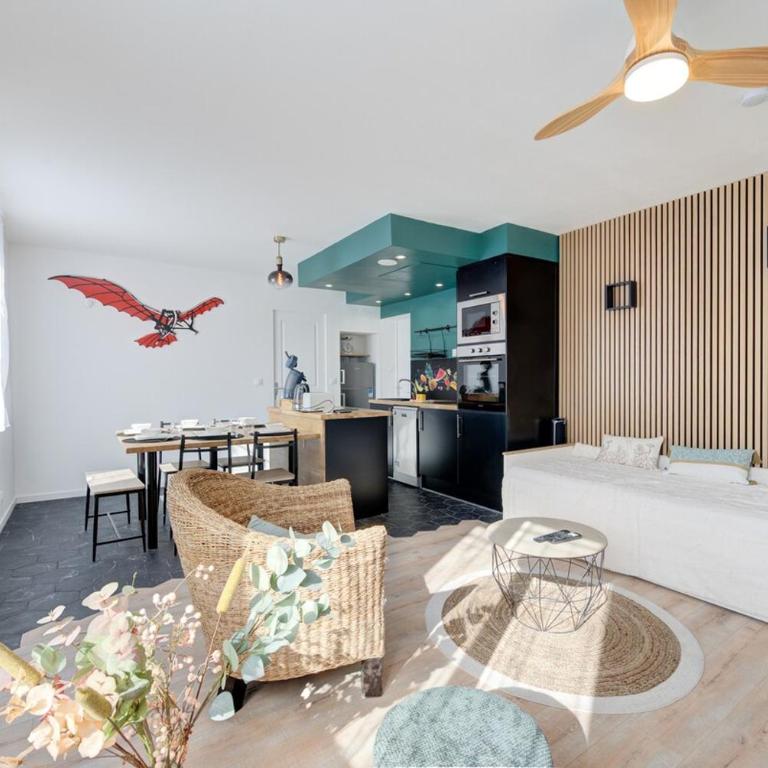 Logement avec Terrasse - Château d'Amboise - Wifi - Appartement 2 Chambres avec Terrasse - 5