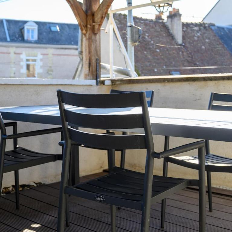 Logement avec Terrasse - Château d'Amboise - Wifi - Appartement 2 Chambres avec Terrasse - 20