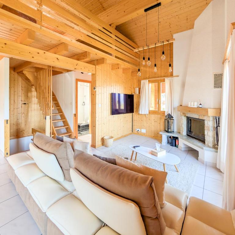 Grand chalet familial avec cheminée à La Tzoumaz - Chalet - 21