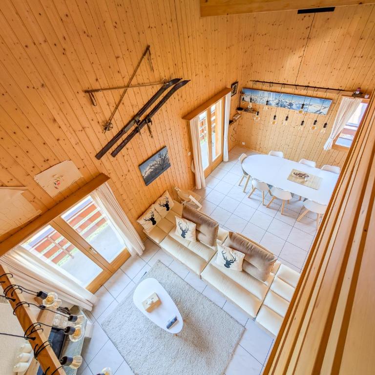 Grand chalet familial avec cheminée à La Tzoumaz - Chalet - 34