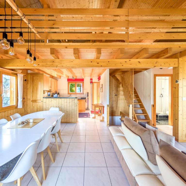 Grand chalet familial avec cheminée à La Tzoumaz - Chalet - 36