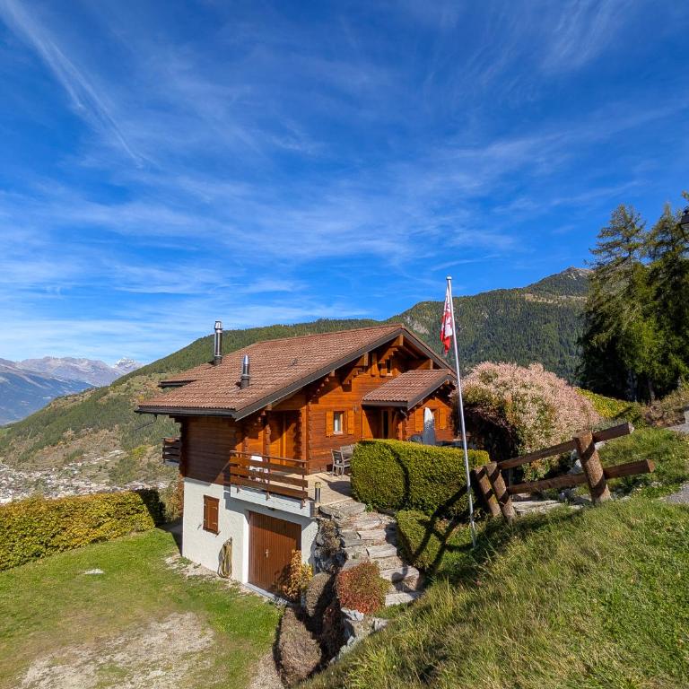 Grand chalet familial avec cheminée à La Tzoumaz - Chalet - 41