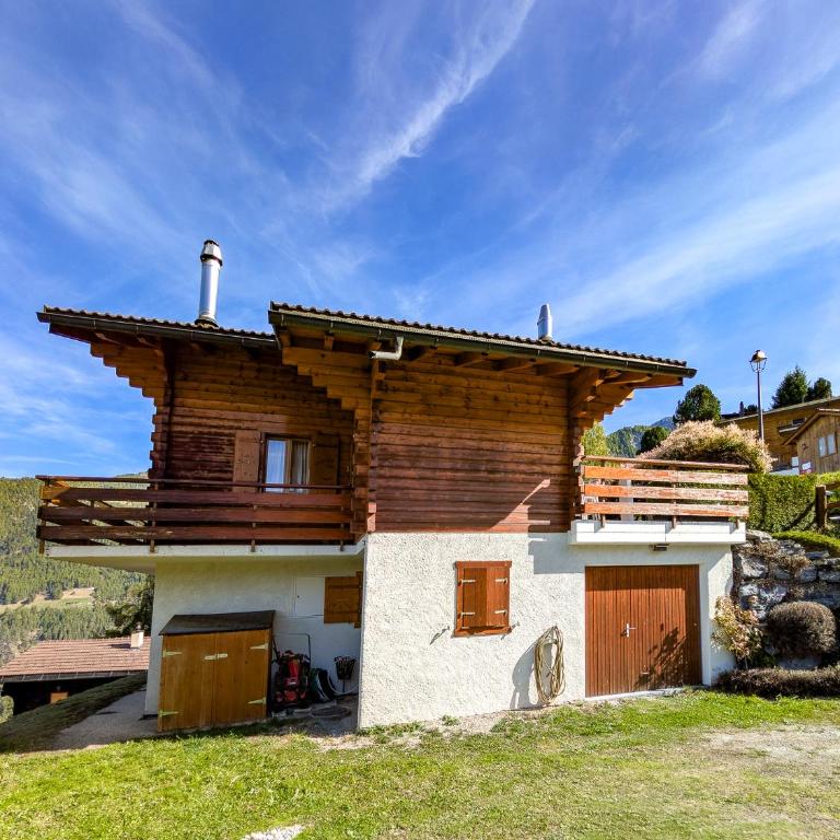 Grand chalet familial avec cheminée à La Tzoumaz - Chalet - 45