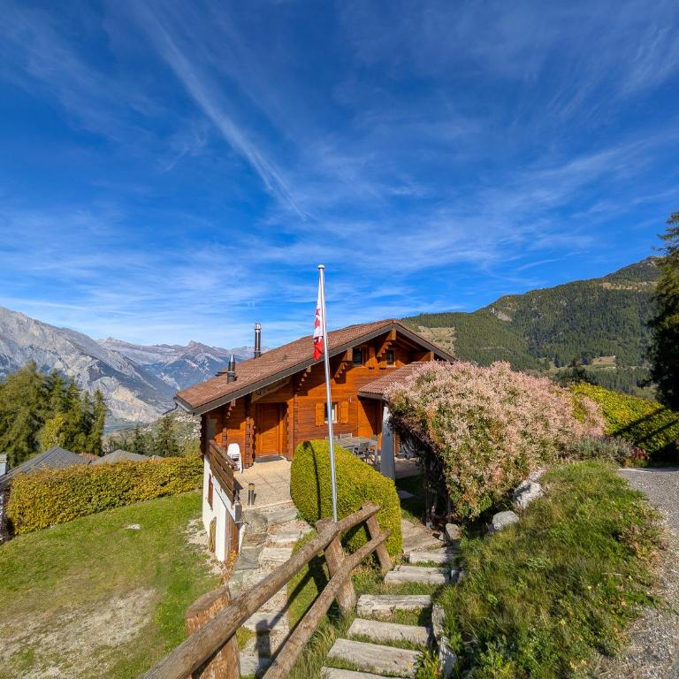 Grand chalet familial avec cheminée à La Tzoumaz - Chalet - 52